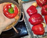 Foto del paso 9 de la receta: Pimientos rellenos al horno con arroz