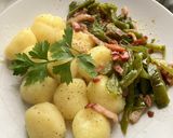 Foto del paso 8 de la receta: Gnocchi de ricotta con pimientos y bacon