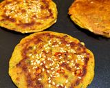 A picture of step 6 of Bajra Methi Chilla or Millet Pancake.