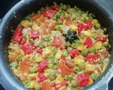A picture of step 9 of Shahi khichdi.