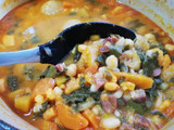 Potaje de garbanzos y alubias