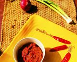 लहसुऩ -प्याज की चटनी (pyaaz taza lahsun ki chutney) रेसिपी चरण 3 फोटो