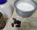 A picture of step 1 of Dates shake.