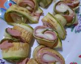Foto del paso 9 de la receta: Rulos de zucchini rellenos grillados