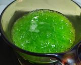 Gambar langkah 1 resipi Pengat Pisang Sagu Hijau.