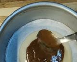 A picture of step 8 of Zebra Chocolate Cake.