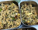 A picture of step 6 of Spinach and Beef Fried Rice.