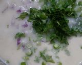 A picture of step 3 of Moongdaal dosa/ pesarittu (my style).