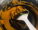 A picture of step 4 of Puran Cake or Puran Poli Cake.