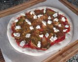 Foto del paso 5 de la receta: Pizza de gorgonzola, pesto y nueces