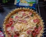 Foto langkah ke 8 dari resep Quiche Lorraine.