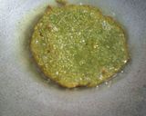 A picture of step 6 of Spinach malpua.
