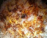 A picture of step 5 of Veg dum Biryani in Pressure Cooker.