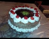صورة لخطوة 4 من وصفة كيكة عيد ميلاد