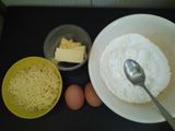Telur gabus keju bintik