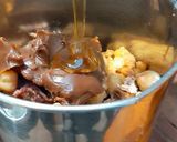 A picture of step 4 of Chocolate Hummus.