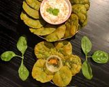 A picture of step 3 of Spinach Poori.