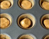A picture of step 2 of Protein peanut butter cups.