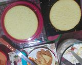 Gambar langkah 5 resipi Snow cheese cake.