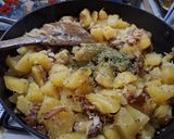 Szalonnás, káposztás burgonya Sanyisan recept fázis 5 fotója