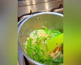 A picture of step 7 of Crunchy parmesan - crushed chicken with asparagus and lemon fettuccine.