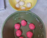 Foto langkah ke 2 dari resep Roti Sobek Kukus Merah Putih (Tanpa Telur).