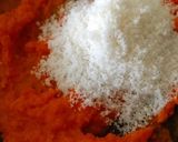 A picture of step 5 of Papaya laddu.