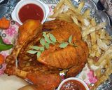 A picture of step 7 of Nandos peri chicken.