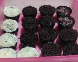 Foto langkah ke 8 dari resep Brownies kukus mini ekonomis nyoklat dan lembut banget.