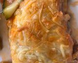 Foto del paso 5 de la receta: Lasaña de pasta y calabacín con chorizo criollo y habitas baby