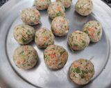 A picture of step 4 of Dry Veg Manchurian.