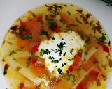Pas rețetă Borș de legume cu tăieței 3 fotografie