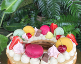 Foto del paso 7 de la receta: Tarta corazón rellena de crema madame