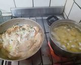 Foto del paso 2 de la receta: Pollo al verdeo con salsa Blanca y papas