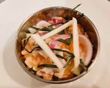 Une image de l'étape 6 de Tartare de saumon à la pomme verte.