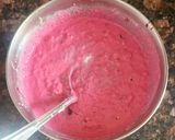 A picture of step 4 of Beetroot mini uttapam.