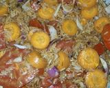 A picture of step 1 of Stir fried rice.