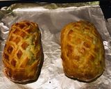 รูปขั้นตอนการทำที่ 3 ของ แซลมอนเวลลิงตัน (Salmon Wellington or Salmon En Croute)