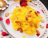 A picture of step 5 of Meetha Chawal (Sweet Yellow Rice).