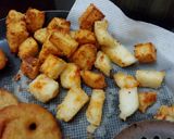 A picture of step 6 of Paneer Aloo Smiley Sizzler.