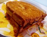 🧀🥚Sajttal töltött bundáskenyér🍞 gyors ebéd, vacsora, reggeli recept fázis 2 fotója