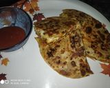 #GA4#Week17 #Chees........Cheese Chappati omlete sandwich रेसिपी चरण 10 फोटो