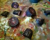 Foto del paso 5 de la receta: PAPAS En Canasta con Zaragozas(alubias), a la Española...!