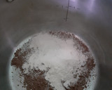 Foto langkah ke 1 dari resep Cemilan : Puding Coklat Biskuit Roma Kelapa.