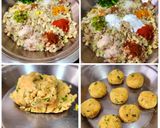 A picture of step 2 of Sweet Potato Tikki Chat.