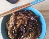 Foto del paso 8 de la receta Noddles con ternera y setas (Blade Runner)