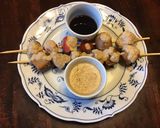 A picture of step 5 of California Farm Skewered Tofu in Peanut Sauce.