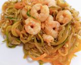 Foto del passaggio 6 della ricetta SPAGHETTI DI VERDURE E GAMBERI😋😋😋