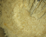 A picture of step 2 of Nutella log cake.
