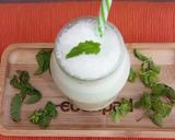 A picture of step 3 of Mint Lassi 💚🥛🇮🇳🇵🇰.
